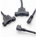 90-Grad-Up/Down/Right/Links-Winkel Männlich zum männlichen USB-2.0-Kabel